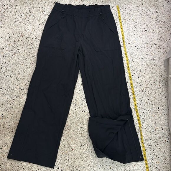 Athleta black Trekkie parachute pants XL/T tall elastic waist - Picture 9 of 9